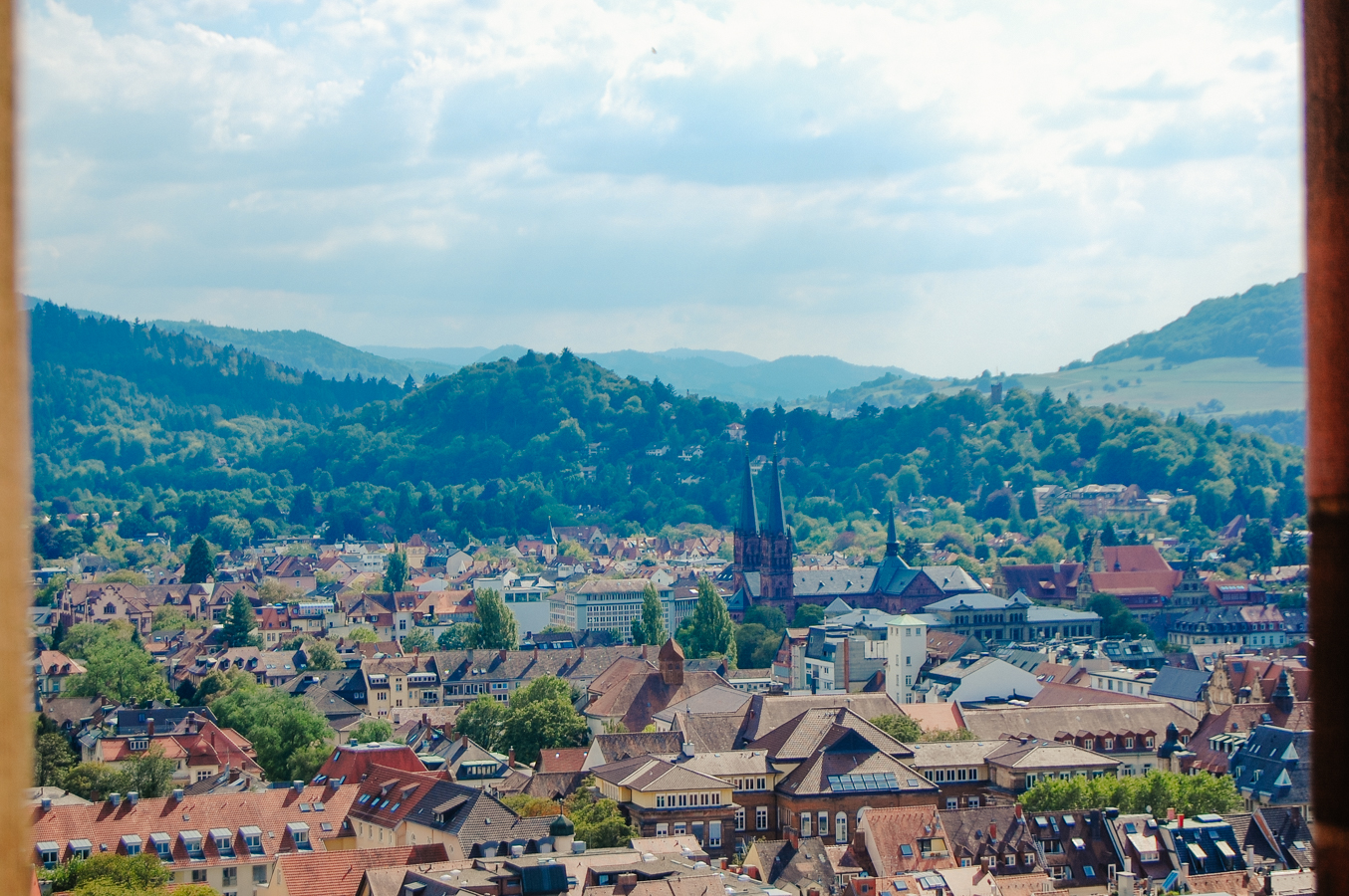 View over Freiburg, Germany