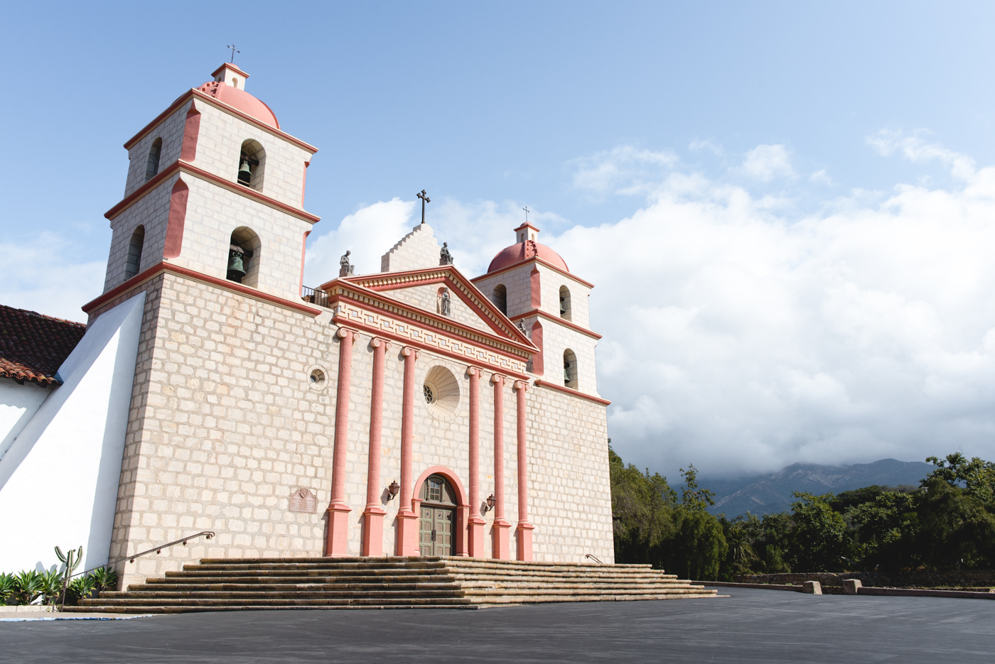 The Santa Barbara Mission by French Californian